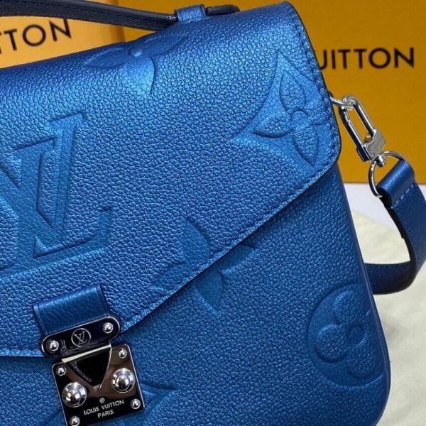 Replica LV Pochette Metis Navy Nacre Handbag M59211 - Image 8