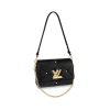 Best Replicas Bags - Louis Vuitton Sheepskin Leather Twist MM Black Replica Shop For Best Louis Vuitton LV Replica Bags With Cheap Price