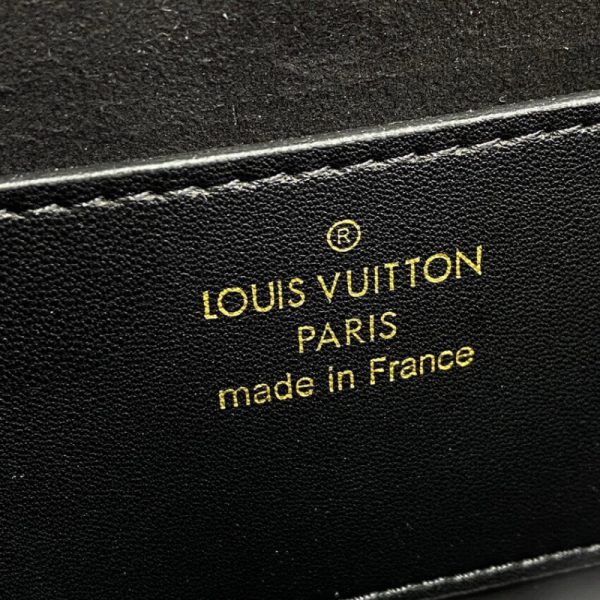 Louis Vuitton Sheepskin Leather Twist MM Black Replica - Image 14