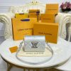 Best Replicas Bags - Replica Louis Vuitton Twist PM M59031 Argent Sheepskin Leather Shop For Best Louis Vuitton LV Replica Bags With Cheap Price