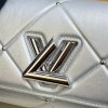 Best Replicas Bags - Replica Louis Vuitton Twist PM M59031 Argent Sheepskin Leather Shop For Best Louis Vuitton LV Replica Bags With Cheap Price