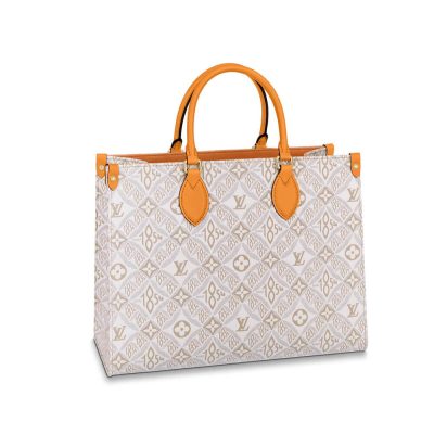Replica LV Onthego MM Jacquard Bag M59614 Since 1854