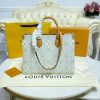 Best Replicas Bags - Replica LV Onthego MM Jacquard Bag M59614 Since 1854 Shop For Best Louis Vuitton LV Replica Bags With Cheap Price