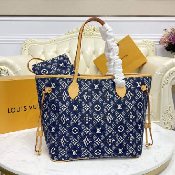 Replica Louis Vuitton Neverfull MM 1854 Print M57484 Bag - Image 2
