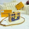 Best Replicas Bags - Replica LV Petite Malle M57212 Blue Since 1854 Collection Shop For Best Louis Vuitton LV Replica Bags With Cheap Price
