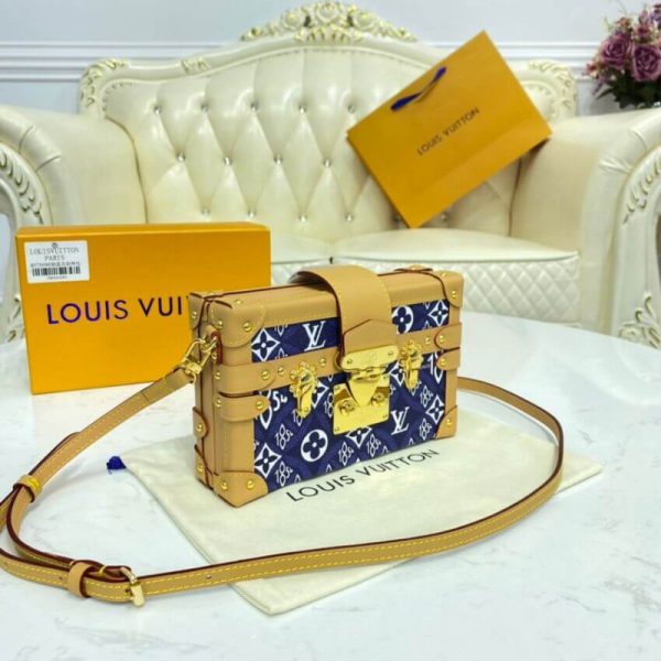 Replica LV Petite Malle M57212 Blue Since 1854 Collection - Image 3