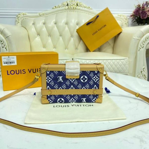 Replica LV Petite Malle M57212 Blue Since 1854 Collection - Image 4