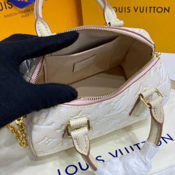 Replica LV Speedy Bandouliere 20 in Pale Beige | M46163 - Image 11