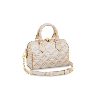 Replica LV Speedy Bandouliere 20 in Pale Beige | M46163
