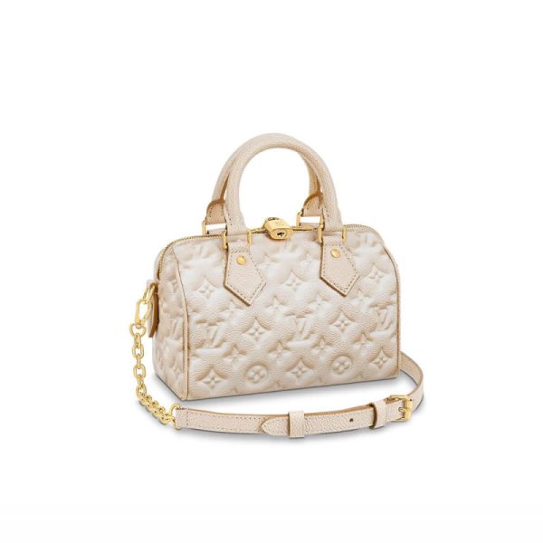 Replica LV Speedy Bandouliere 20 in Pale Beige | M46163