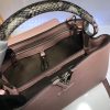 Best Replicas Bags - Replica LV Taurillon Python Capucines BB N92039 Handbag Shop For Best Louis Vuitton LV Replica Bags With Cheap Price
