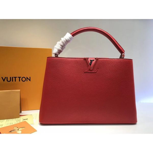 Replica LV Taurillon Leather Capucines MM Bag M48864 - Image 2