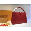 Best Replicas Bags - Replica LV Taurillon Leather Capucines MM Bag M48864 Shop For Best Louis Vuitton LV Replica Bags With Cheap Price
