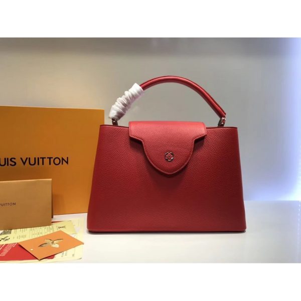 Replica LV Taurillon Leather Capucines MM Bag M48864 - Image 5