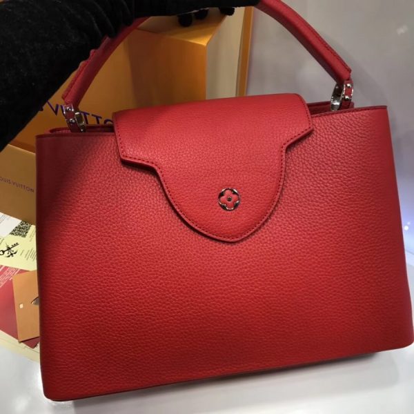 Replica LV Taurillon Leather Capucines MM Bag M48864 - Image 7