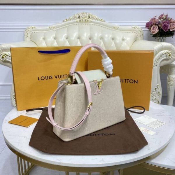 Louis Vuitton Capucines MM Taurillon Leather Replica Handbag - Image 3