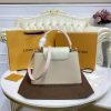 Best Replicas Bags - Louis Vuitton Capucines MM Taurillon Leather Replica Handbag Shop For Best Louis Vuitton LV Replica Bags With Cheap Price