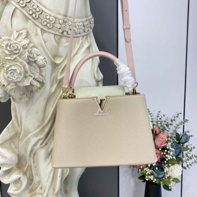 Louis Vuitton Capucines MM Taurillon Leather Replica Handbag