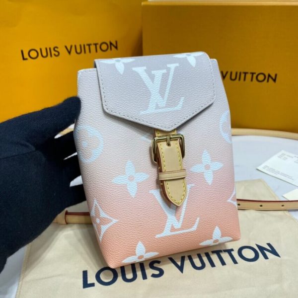 Replica LV Tiny Mini Backpack M45764 in Mist Gray - Image 6