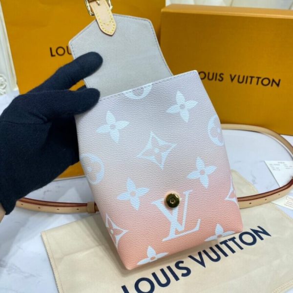 Replica LV Tiny Mini Backpack M45764 in Mist Gray - Image 9