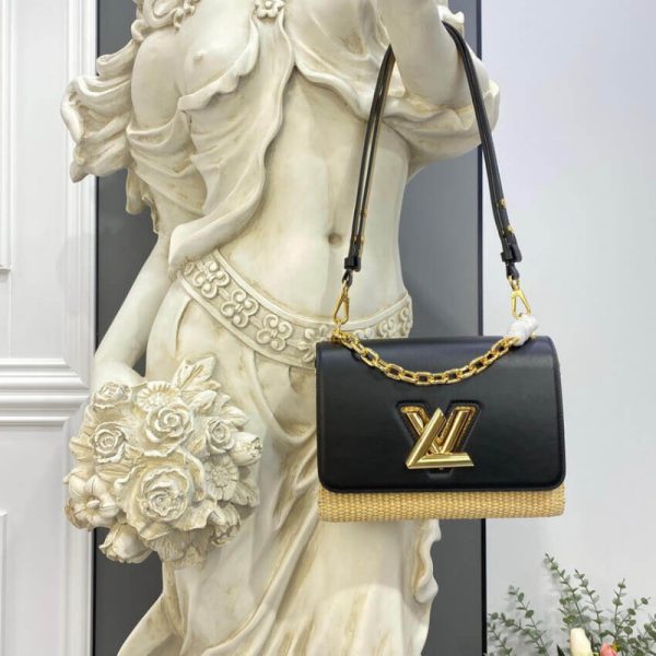 Replica Louis Vuitton Twist MM Black M57647 Bag - Image 2