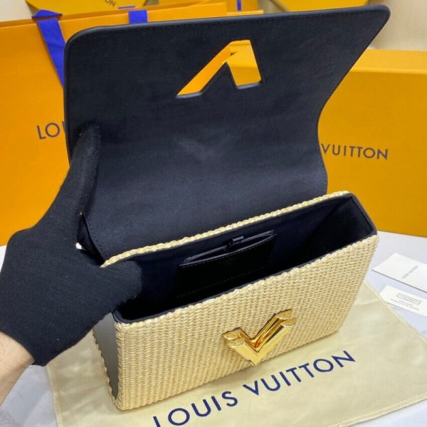 Replica Louis Vuitton Twist MM Black M57647 Bag - Image 11