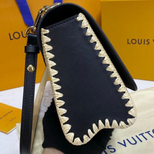 Replica Louis Vuitton Twist MM Black M57647 Bag - Image 7