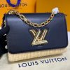 Best Replicas Bags - Replica Louis Vuitton Twist MM Black M57647 Bag Shop For Best Louis Vuitton LV Replica Bags With Cheap Price