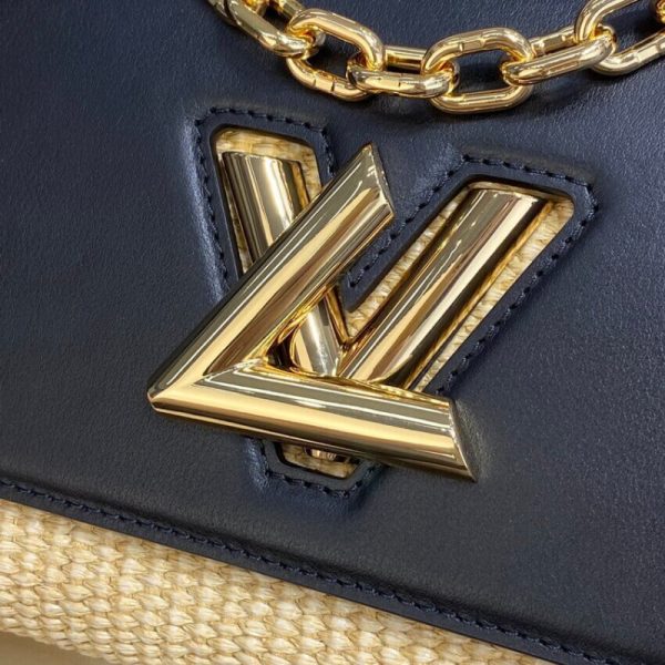 Replica Louis Vuitton Twist MM Black M57647 Bag - Image 9