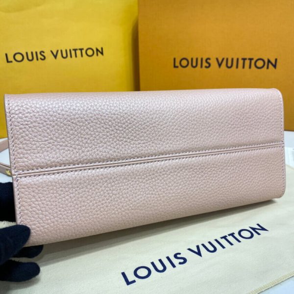 Replica LV Twist One Handle MM Champagne Métallise Bag - Image 5