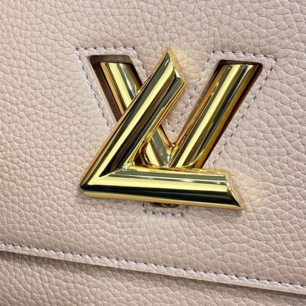Replica LV Twist One Handle MM Champagne Métallise Bag - Image 6