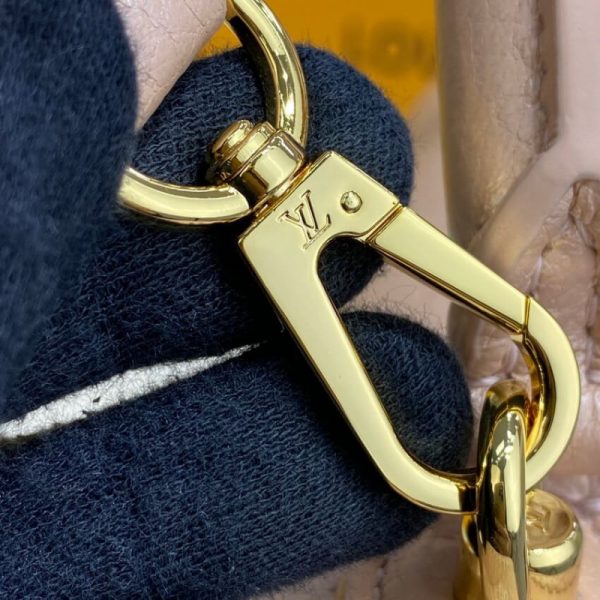 Replica LV Twist One Handle MM Champagne Métallise Bag - Image 8