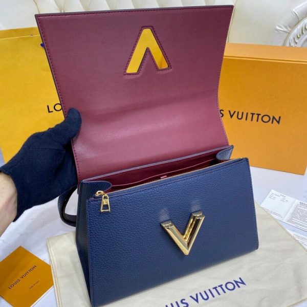 Louis Vuitton Twist MM Marine Blue Replica Handbag - Image 15