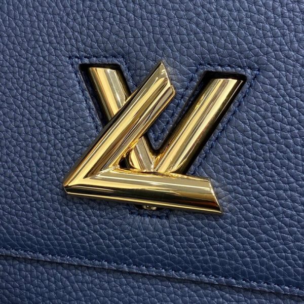 Louis Vuitton Twist MM Marine Blue Replica Handbag - Image 7