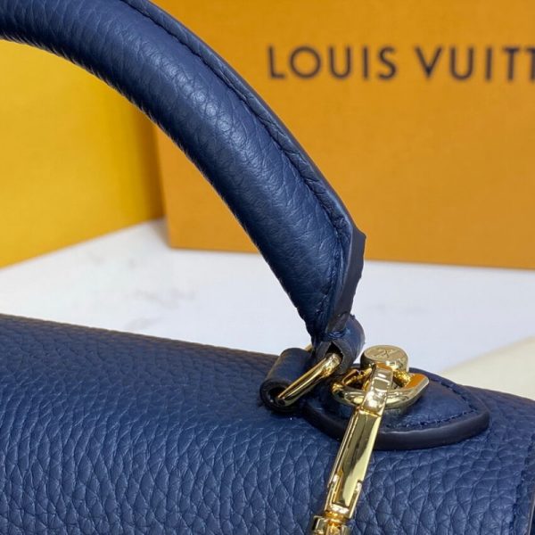 Louis Vuitton Twist MM Marine Blue Replica Handbag - Image 8