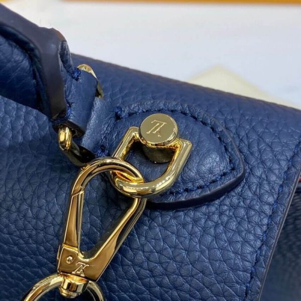 Louis Vuitton Twist MM Marine Blue Replica Handbag - Image 9