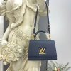 Best Replicas Bags - Replica Louis Vuitton Twist PM M58793 Marine Blue Handbag Shop For Best Louis Vuitton LV Replica Bags With Cheap Price