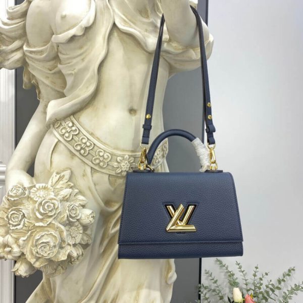 Replica Louis Vuitton Twist PM M58793 Marine Blue Handbag - Image 2