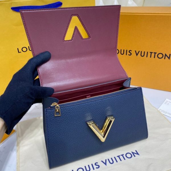 Replica Louis Vuitton Twist PM M58793 Marine Blue Handbag - Image 14