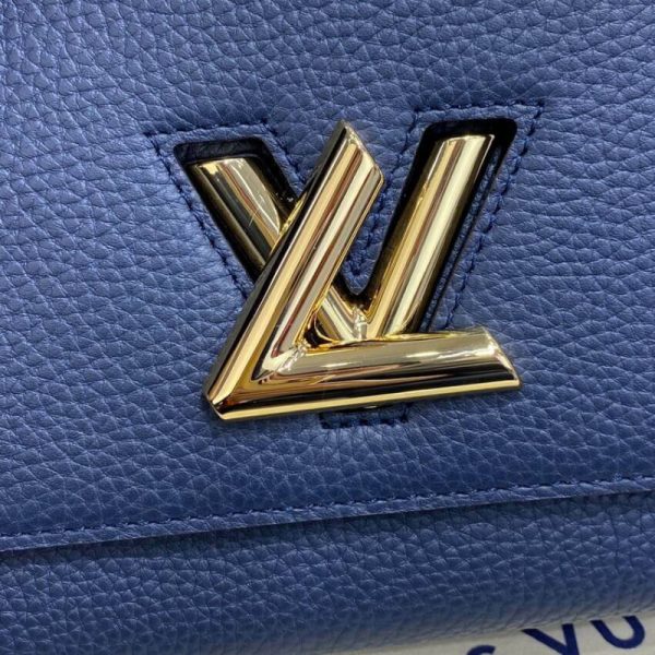 Replica Louis Vuitton Twist PM M58793 Marine Blue Handbag - Image 7