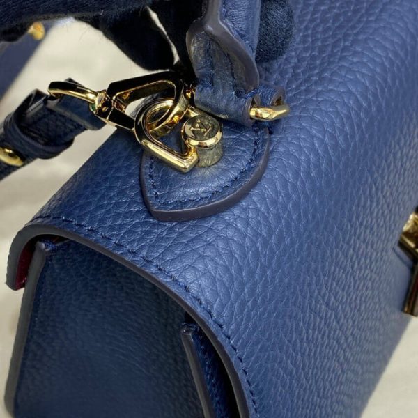 Replica Louis Vuitton Twist PM M58793 Marine Blue Handbag - Image 8