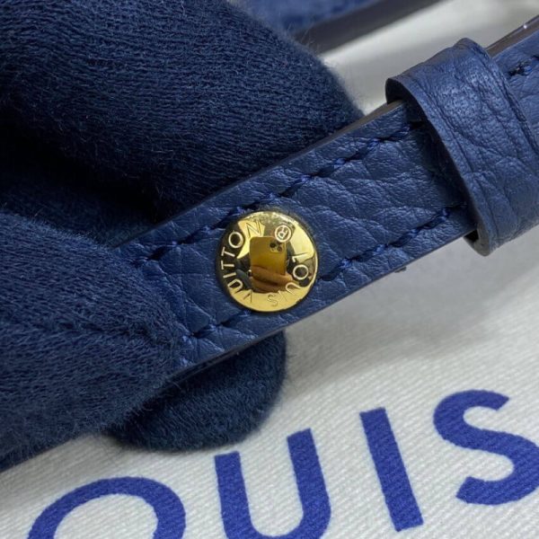 Replica Louis Vuitton Twist PM M58793 Marine Blue Handbag - Image 10