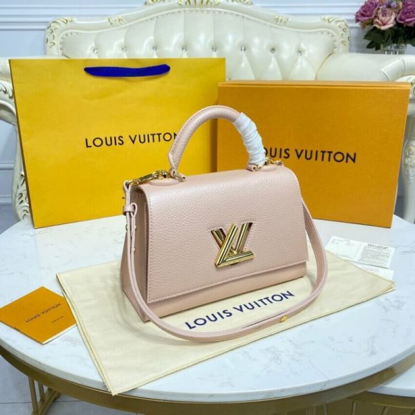 Replica Louis Vuitton Twist PM M59236 Champagne Metallise Handbag - Image 4