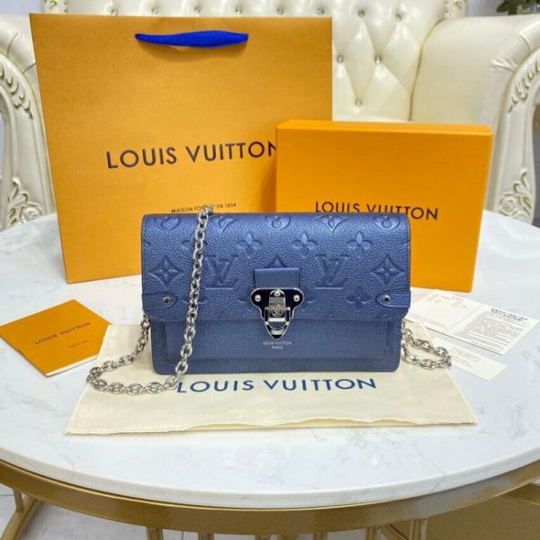 Replica LV Vavin Chain Wallet Navy Nacre M59077 | Elegant & Stylish - Image 4
