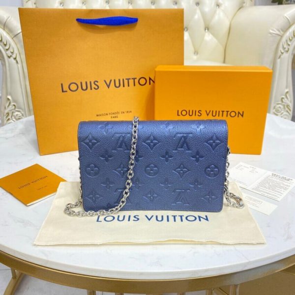 Replica LV Vavin Chain Wallet Navy Nacre M59077 | Elegant & Stylish - Image 6