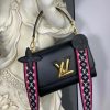 Best Replicas Bags - Louis Vuitton Replica Embroidered Strap Twist PM M57049 Shop For Best Louis Vuitton LV Replica Bags With Cheap Price
