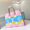 Best Replicas Bags - Replica LV Escale OnTheGo GM M45119 Pink Bag Shop For Best Louis Vuitton LV Replica Bags With Cheap Price