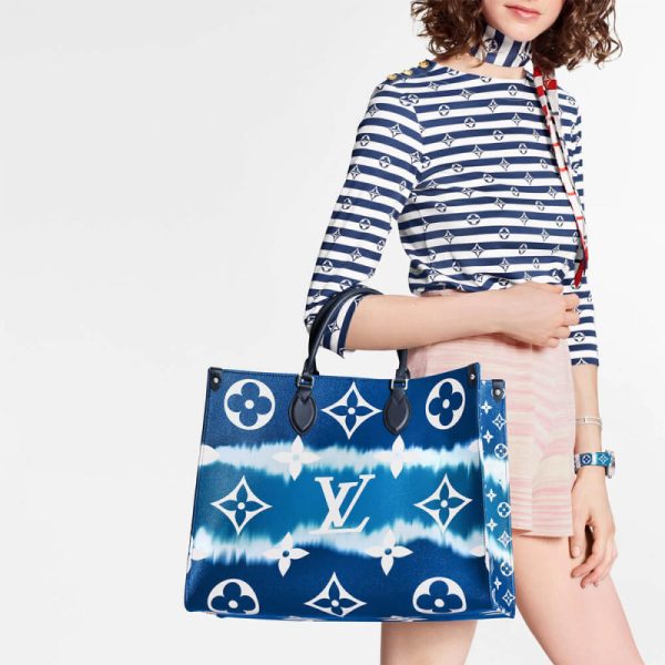 Escale Blue LV Onthego GM M45120 Replica Handbag - Image 2