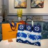 Best Replicas Bags - Escale Blue LV Onthego GM M45120 Replica Handbag Shop For Best Louis Vuitton LV Replica Bags With Cheap Price