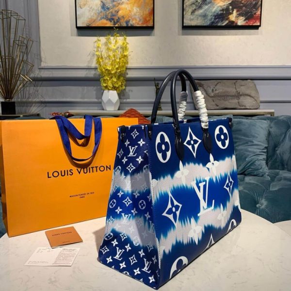 Escale Blue LV Onthego GM M45120 Replica Handbag - Image 4